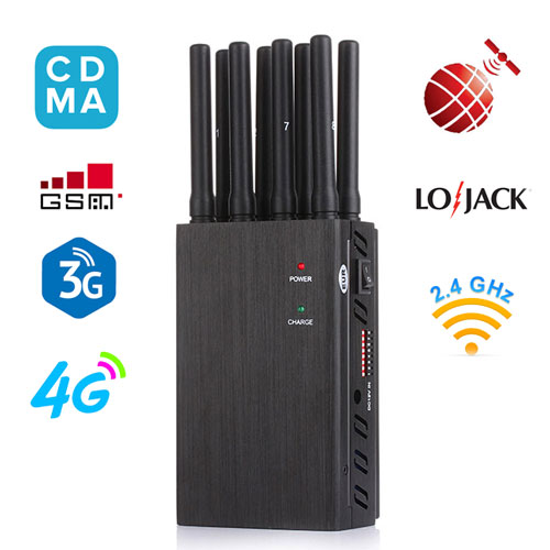 8 bands portable wifi jammer